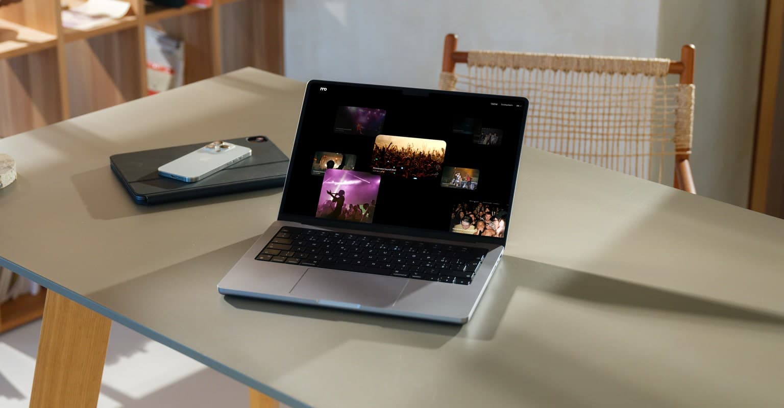 Moments - Animated website